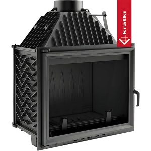 Μαντεμένιο ενεργειακό τζάκι Kratki Amelia PF 21kW ίσιο ανοιγόμενο