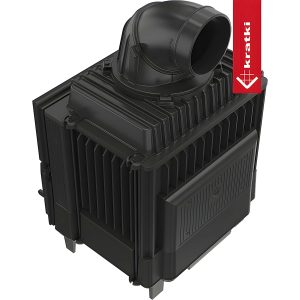 Μαντεμένιο ενεργειακό τζάκι Kratki Franek 10 PF 10kW ίσιο ανοιγόμενο
