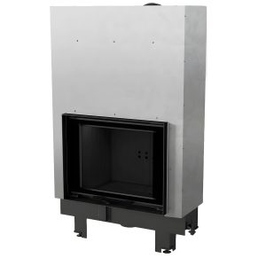 Kratki MBZ G Black Ενεργειακό Τζάκι Ξύλου Αερόθερμο 13kW Ίσιο με Συρόμενη Πόρτα