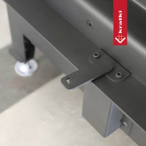 Kratki MBZ P BS Black Ενεργειακό Τζάκι Ξύλου Αερόθερμο 13kW Δεξιά Γωνία με Ανοιγόμενη Πόρτα