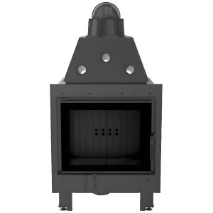 Kratki MBZ PF Black Ενεργειακό Τζάκι Ξύλου Αερόθερμο 13kW Ίσιο με Ανοιγόμενη Πόρτα