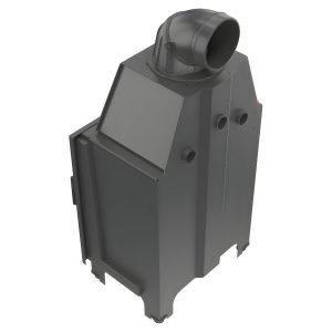 Kratki MBZ PF Black Ενεργειακό Τζάκι Ξύλου Αερόθερμο 13kW Ίσιο με Ανοιγόμενη Πόρτα