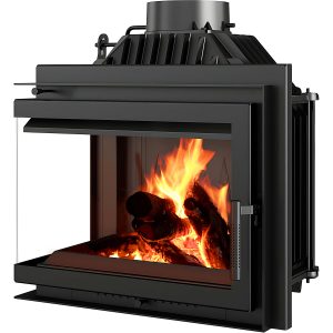 Αποδοτικό ενεργειακό τζάκι Kratki Simple Μ S L BS 8kW αριστερό γωνιακό