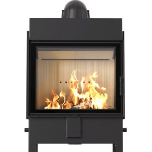 Ενεργειακό τζάκι ξύλου Kratki Lucy 15 New 15 kW ίσιο ανοιγόμενο