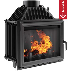 Ενεργειακό τζάκι ξύλου Kratki Maja PF 8 kW με φλόγα