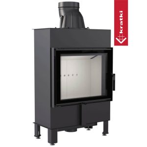 Ενεργειακό Τζάκι Ξύλου Kratki Lucy 12 Slim 8 kW Α+ Ίσιο Ανοιγόμενο