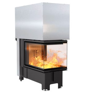 Ενεργειακό Τζάκι Ξύλου Kratki NBU 500 700 11 kW Α+ Πανοραμικό Συρόμενο