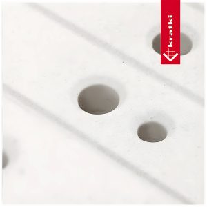 Λευκά κεραμικά Termotec με οπές για δευτερογενή καύση των καυσαερίων