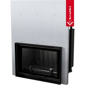 Μοντέρνο ενεργειακό τζάκι Kratki Oliwia G 16kW ίσιο με συρόμενη πόρτα