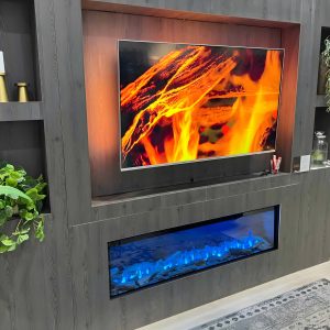 Faber e-Slim 1200 - 450 I - Ηλεκτρικό τζάκι ατμού με πανοραμική θέαση φλόγας