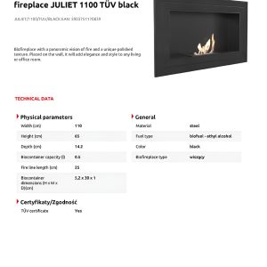 JULIET 1100 TUV BLACK