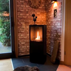 Αυτόματο Τζάκι Βιοαιθανόλης Επιδαπέδιο 3.5kW Ίσιο Εσωτερικού Χώρου Planika Scandi