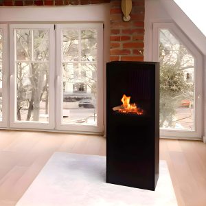 Αυτόματο Τζάκι Βιοαιθανόλης Επιδαπέδιο 3.5kW Ίσιο Εσωτερικού Χώρου Planika Scandi