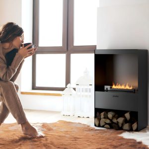 Αυτόματο Τζάκι Βιοαιθανόλης Επιδαπέδιο 2.5kW Ίσιο Εσωτερικού Χώρου Planika Senso Stove