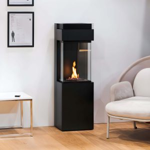 Αυτόματο Τζάκι Βιοαιθανόλης Επιδαπέδιο 4kW Τρίπλευρο Εσωτερικού Χώρου Planika Polaris