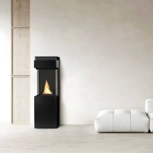 Αυτόματο Τζάκι Βιοαιθανόλης Επιδαπέδιο 4kW Τρίπλευρο Εσωτερικού Χώρου Planika Polaris