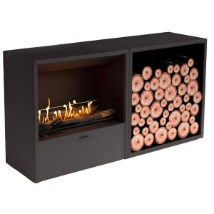 Αυτόματο Τζάκι Βιοαιθανόλης Επιδαπέδιο Επιτραπέζιο 4.1kW Ίσιο Εσωτερικού Χώρου Planika Cottage