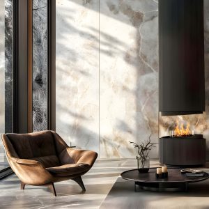 Αυτόματο Τζάκι Βιοαιθανόλης Κρεμαστό Επιδαπέδιο 6.6kW Εσωτερικού Χώρου Planika Pillar