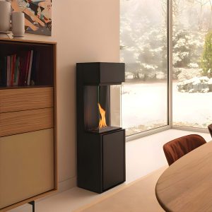 Planika Arcticon Αυτόματο Τζάκι Βιοαιθανόλης Επιδαπέδιο 3.5kW Τρίπλευρο Εσωτερικού Χώρου