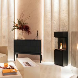 Planika Arcticon Αυτόματο Τζάκι Βιοαιθανόλης Επιδαπέδιο 3.5kW Τρίπλευρο Εσωτερικού Χώρου