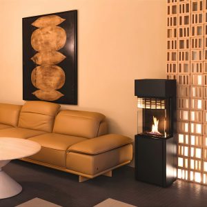 Planika Arcticon Αυτόματο Τζάκι Βιοαιθανόλης Επιδαπέδιο 3.5kW Τρίπλευρο Εσωτερικού Χώρου