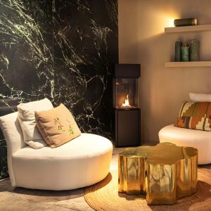 Planika Arcticon Αυτόματο Τζάκι Βιοαιθανόλης Επιδαπέδιο 3.5kW Τρίπλευρο Εσωτερικού Χώρου