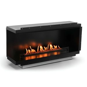 Planika Neo 1000 Fireplace Αυτόματο Τζάκι Βιοαιθανόλης Ένθετο 5.9kW Αριστερή Γωνία Εσωτερικού Χώρου για Ιδέες Διακόσμησης Σπιτιού