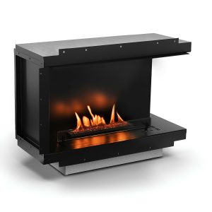 Planika Neo 500 Fireplace Αυτόματο Τζάκι Βιοαιθανόλης Ένθετο 4.1kW Ίσιο Τρίπλευρο Γωνιακό Εσωτερικού Χώρου για αμέτρητες ιδέες διακόσμησης σπιτιού