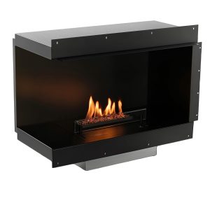 Planika Senso Fireplace Αυτόματο Τζάκι Βιοαιθανόλης Ένθετο 2.5kW Εσωτερικού Χώρου Αριστερή Γωνία