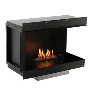 Planika Senso Fireplace Αυτόματο Τζάκι Βιοαιθανόλης Ένθετο 2.5kW Εσωτερικού Χώρου Δεξιά Γωνία