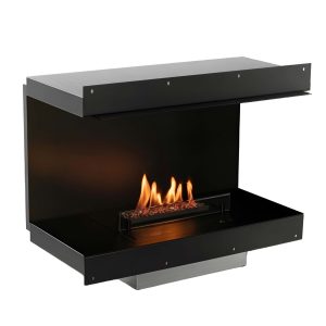 Planika Senso Fireplace Αυτόματο Τζάκι Βιοαιθανόλης Ένθετο 2.5kW Εσωτερικού Χώρου Τρίπλευρο