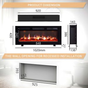 Εντοιχιζόμενα Ηλεκτρικά Τζάκια