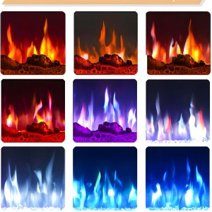 Ηλεκτρικά Τζάκια με Πολλά Χρώματα Φλόγας
