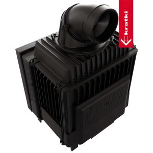 Μαντεμένιο ενεργειακό τζάκι Kratki Franek 10 Deco 10kW ίσιο ανοιγόμενο