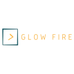 Λογότυπο Glow Fire, επίσημος συνεργάτης του Τζάκι Γιαννούδης στη Θεσσαλονίκη και ολόκληρη τη Βόρεια Ελλάδα.