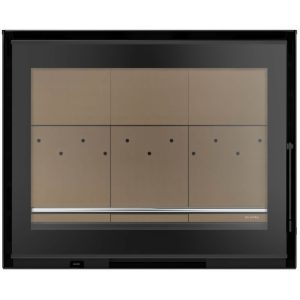 Ενεργειακό ένθετο τζάκι ξύλου Solzaima Iaco Vitro Eco 80 με full glass κρύσταλλο και εσωτερική επένδυση βερμικουλίτη.