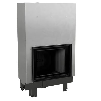 Kratki MBZ G Black Ενεργειακό Τζάκι Ξύλου Αερόθερμο 13kW Ίσιο με Συρόμενη Πόρτα