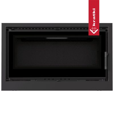Ενεργειακή Κασέτα Τζακιού Kratki Kaseta Arke 95 Black 14 kW Α+ για Μετατροπή Τζακιού σε Ενεργειακό