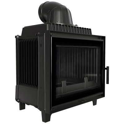 Ενεργειακό τζάκι Α+ Kratki Franek 12 Deco 12kW ίσιο με ανοιγόμενη πόρτα